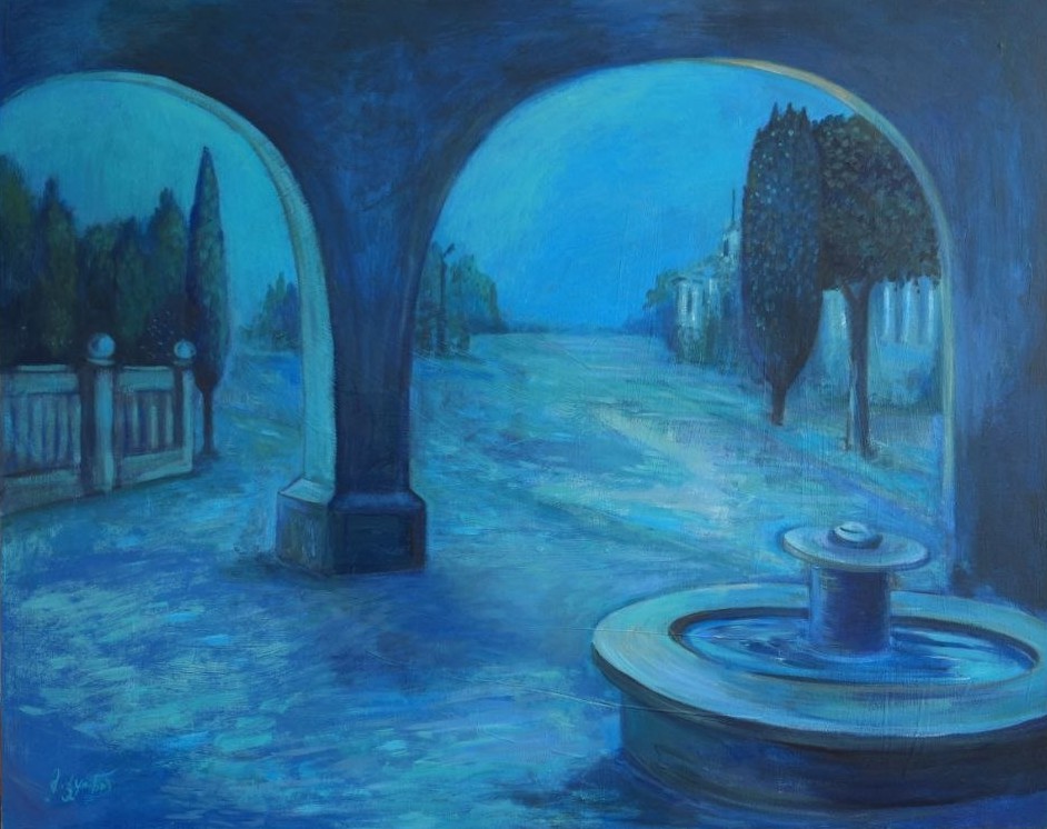 Courtyard with Fountain